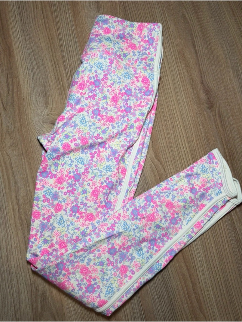 Floral Pink & Purple' Leggin